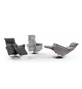 Fauteuil pivotant de relaxation électrique PEARL