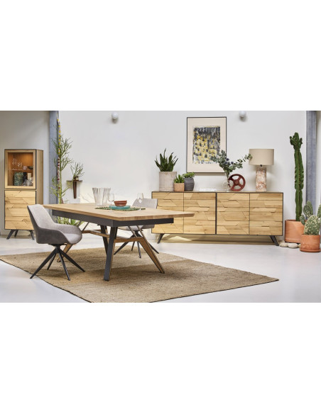 KAPLA - Enfilade 4 portes avec option tiroir intérieur 